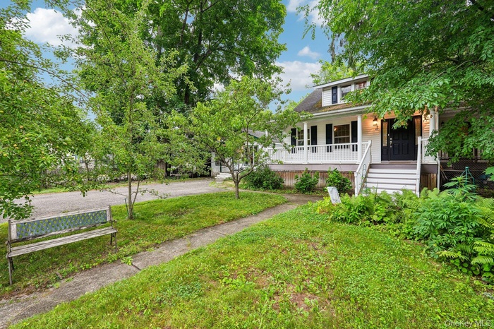 Main house, front yard.