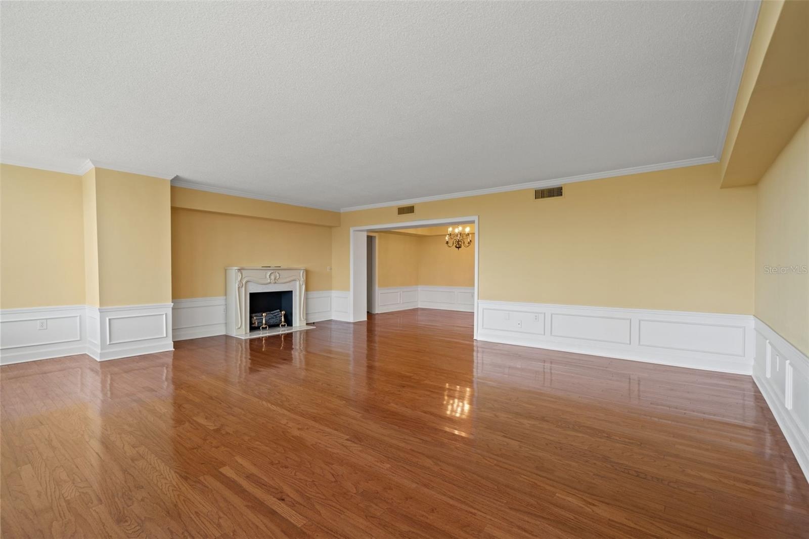 Expansive living room