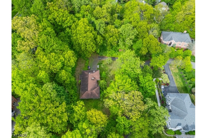 Aerial view of house and lots