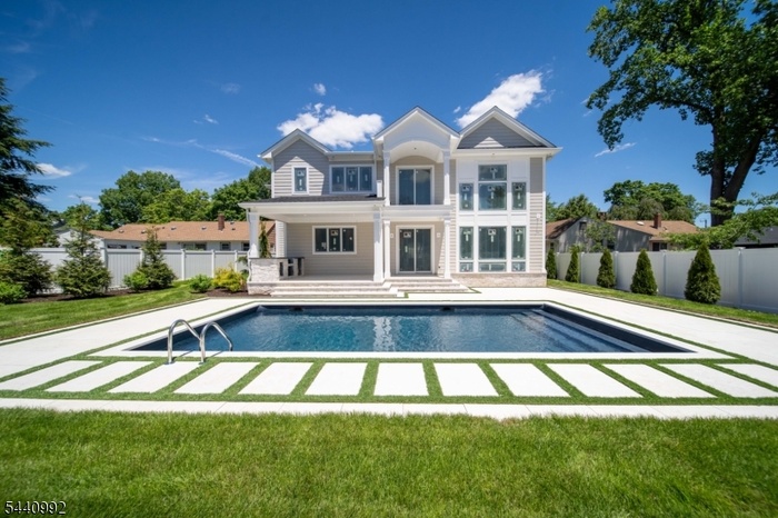 rear yard pool