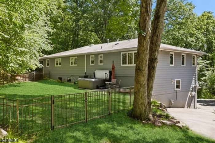 View of back yard