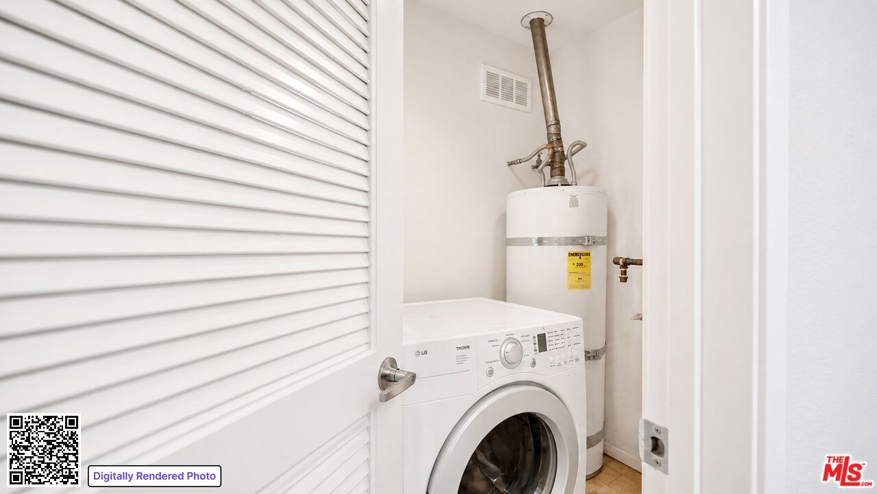 Convenient in-unit laundry hel