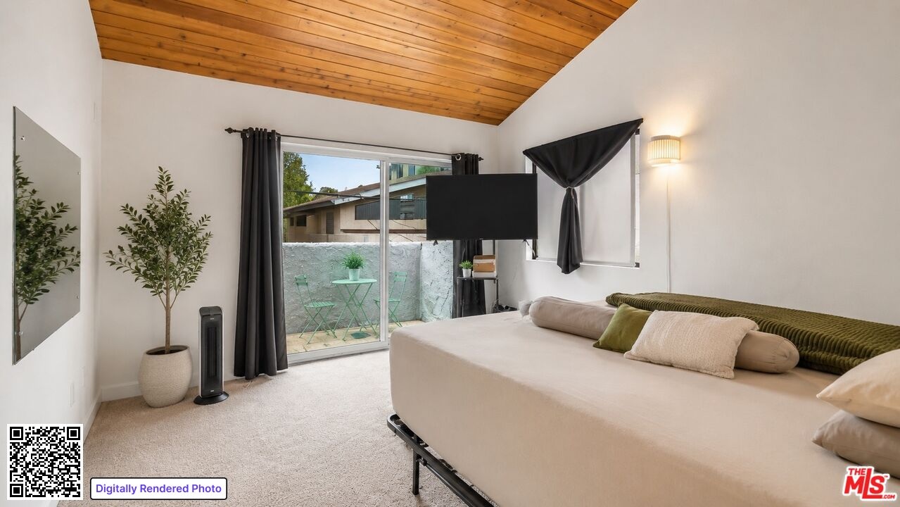 The primary suite features vau