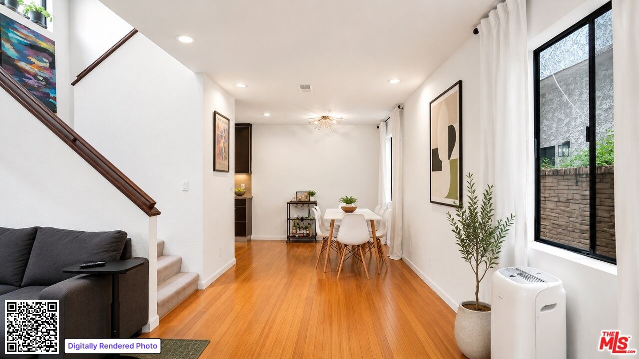 An open-concept layout seamles