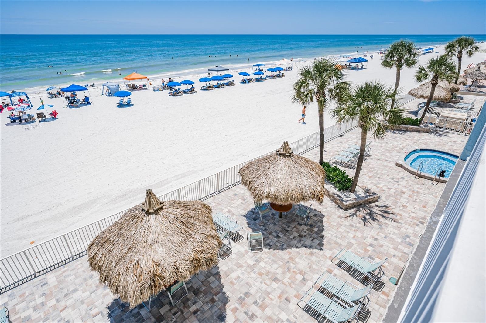 Beachside deck