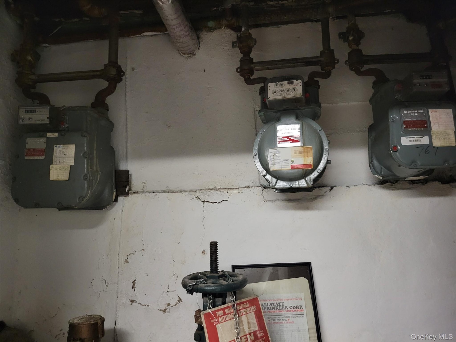 Gas Meter in Basement