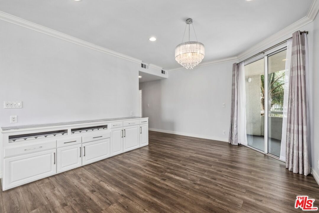 Dining Area with Built-In Cabi