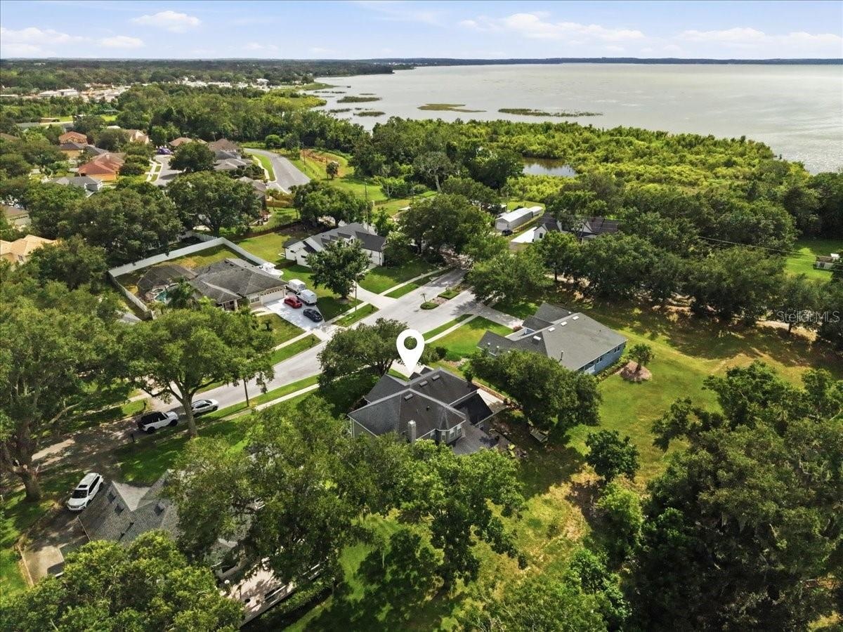 View towards Newton Park on Lake Apopka