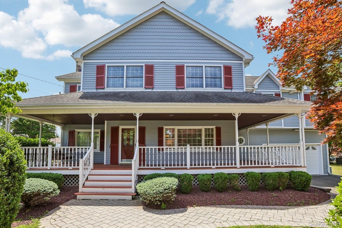 Welcoming front porch