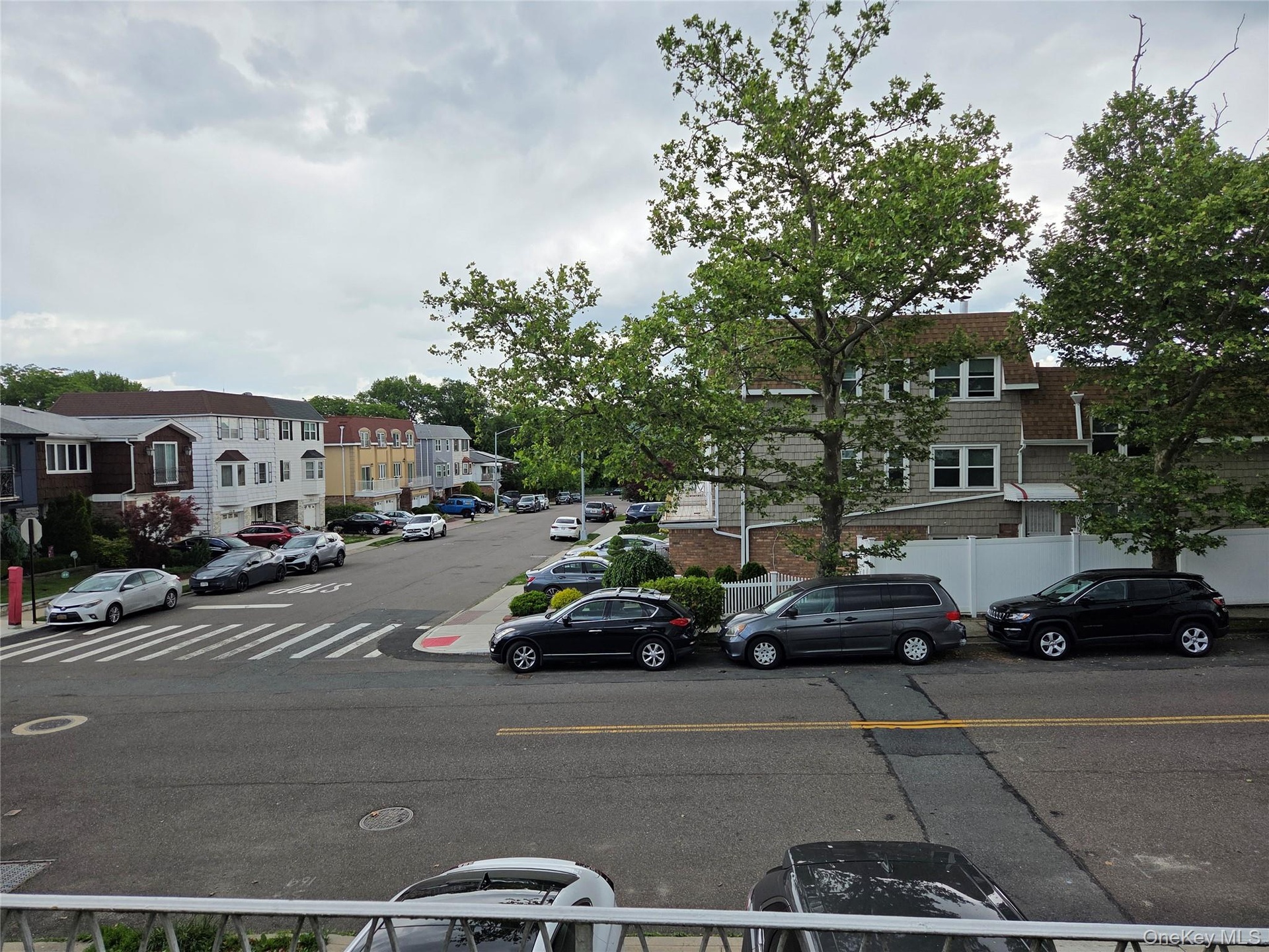 Street viewfacing east, south, and northwest