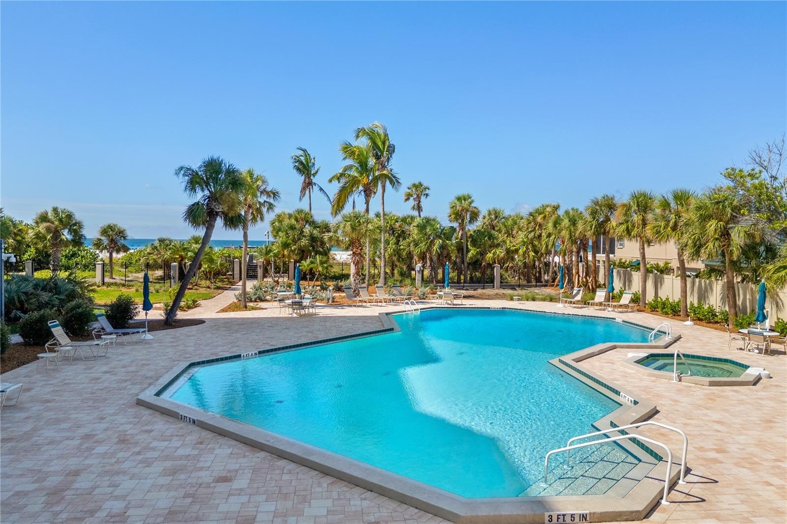 Heated pool