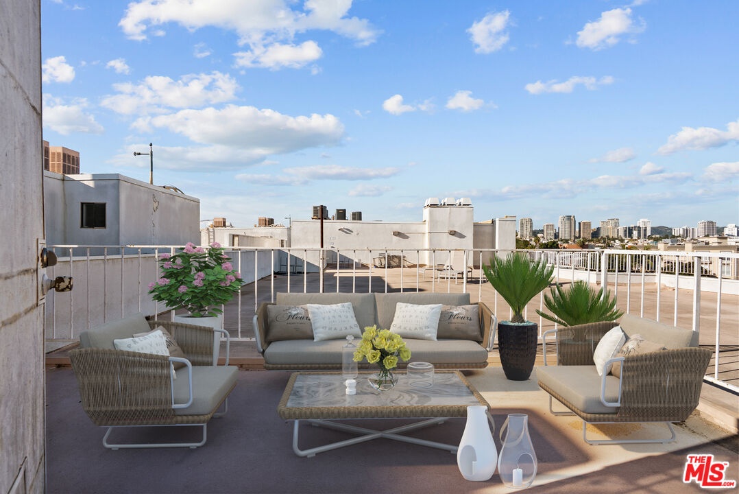 Rooftop terrace virtually stag