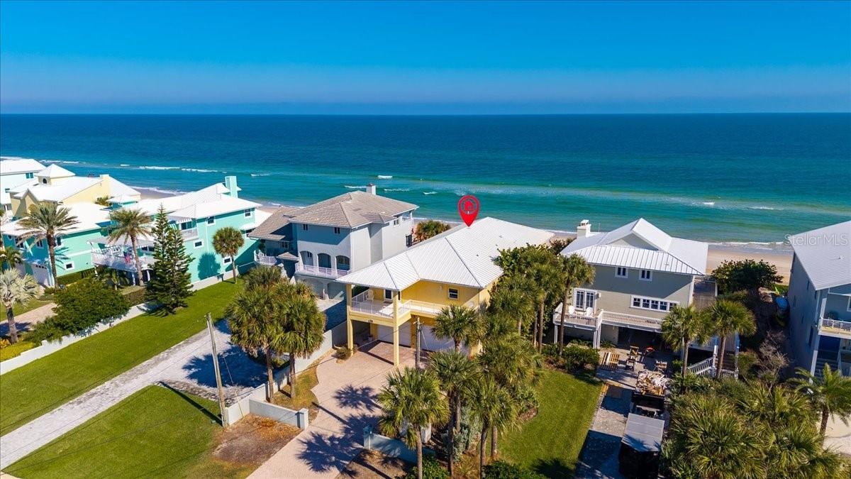 Aerial view of home