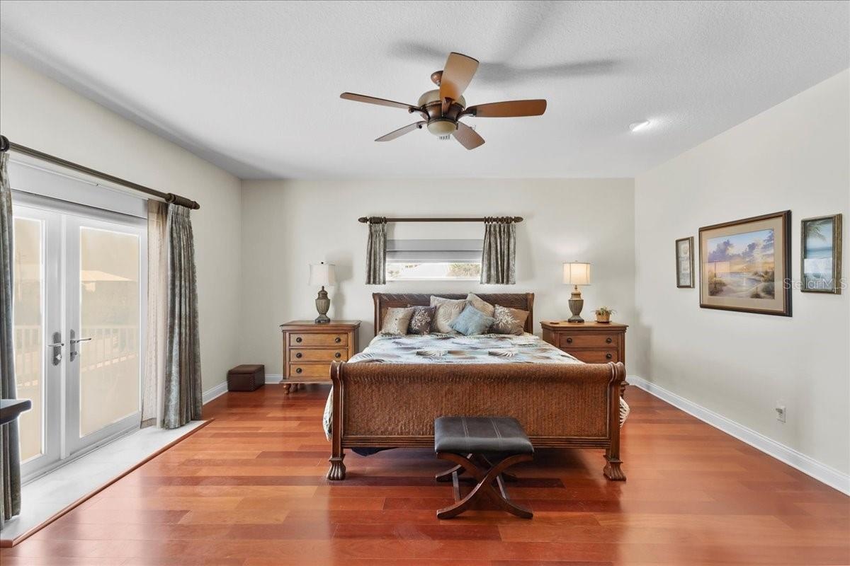 Second  floor large bedroom facing west with en suite bath and two closets