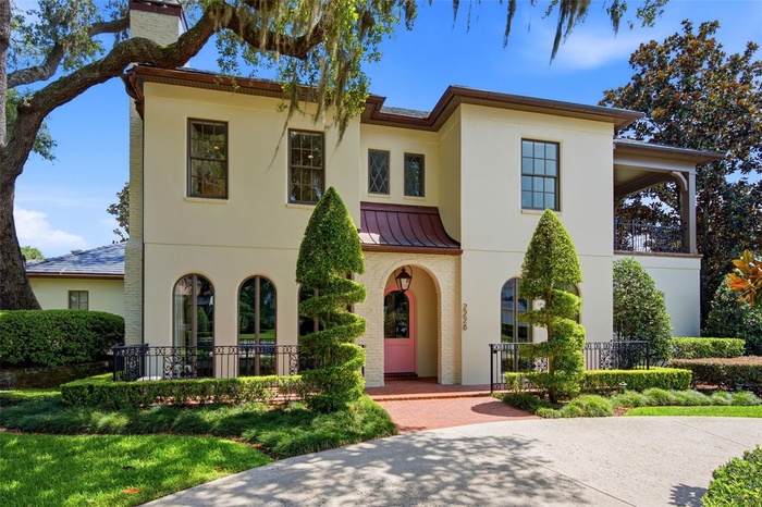 Front of residence