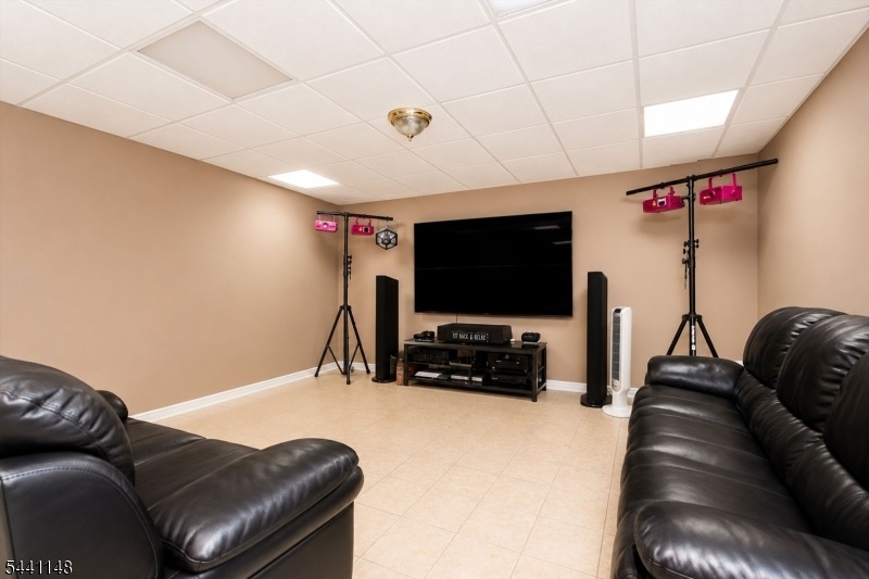 basement media room