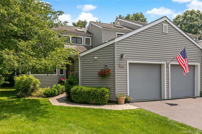 Front of Townhouse Condo - "C" End Unit with 2 Car Garage