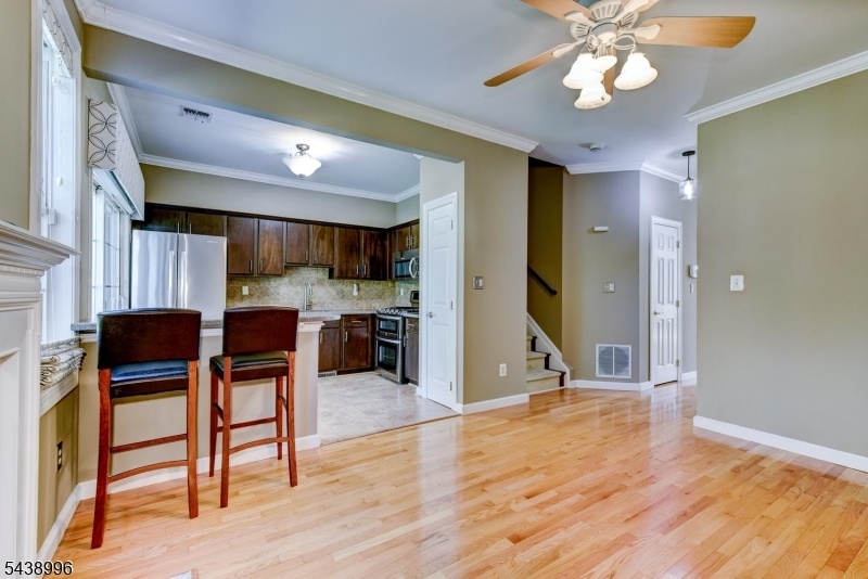 Dining room view to Kitchen