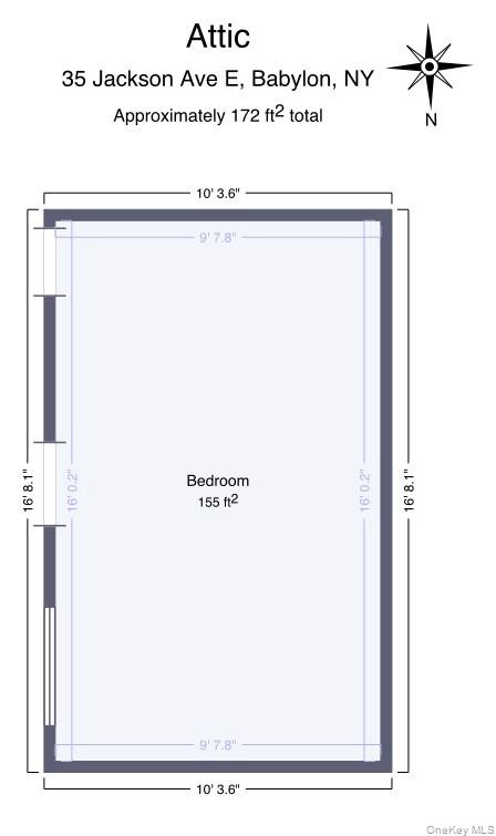 Finished Attic Bedroom 3