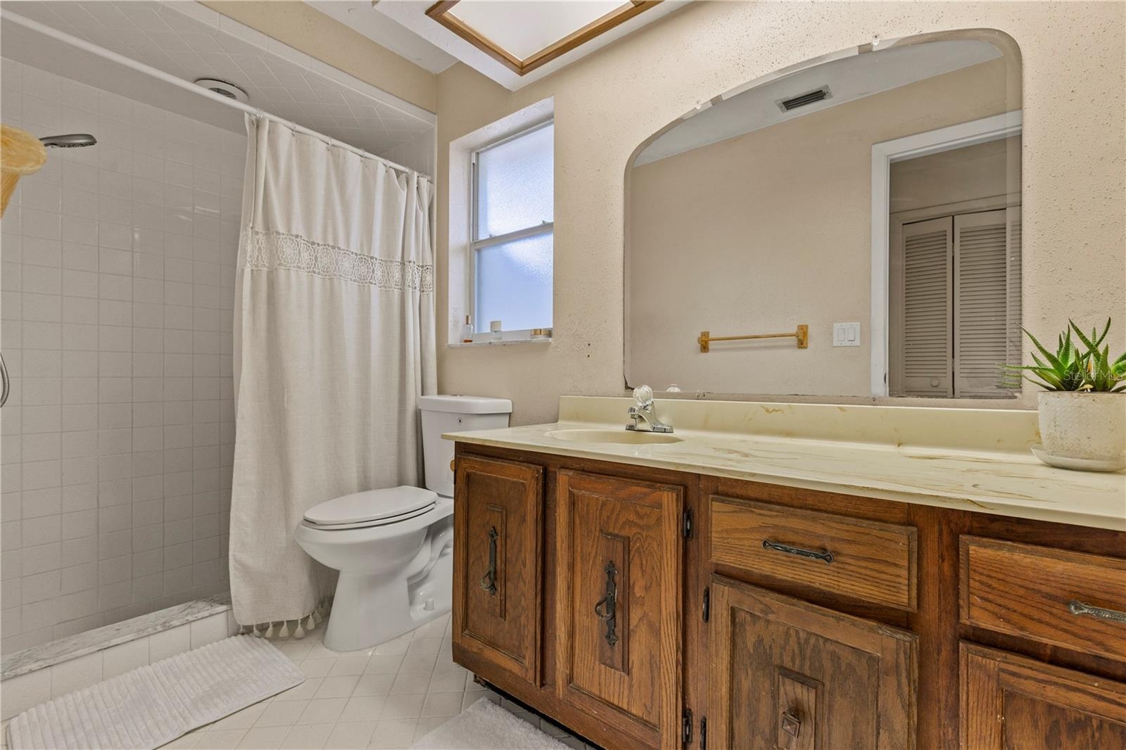 Primary bathroom area