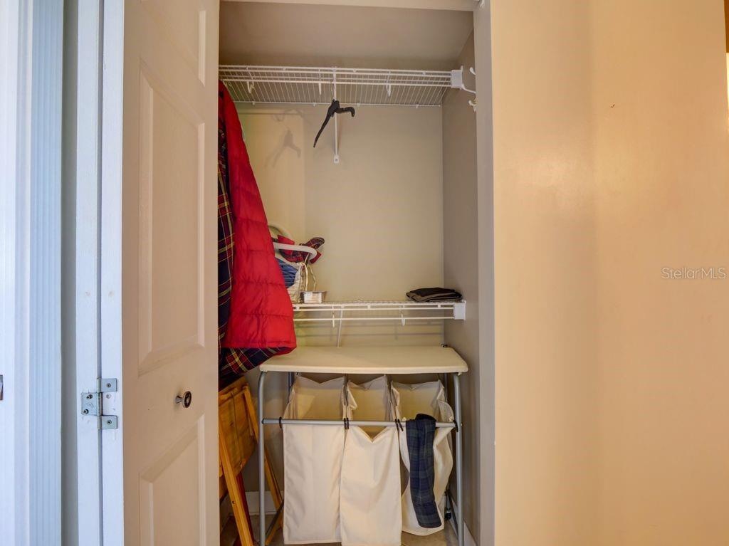 For his walk-in-closet