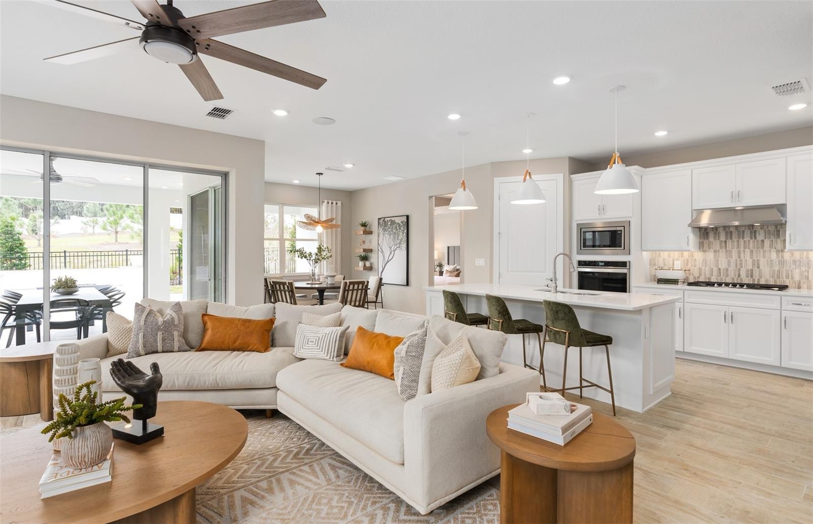 Model Home Design Only. Pictures and furnishings are for illustrative purposes only. Elevations, colors and options may vary. Furniture is for model h