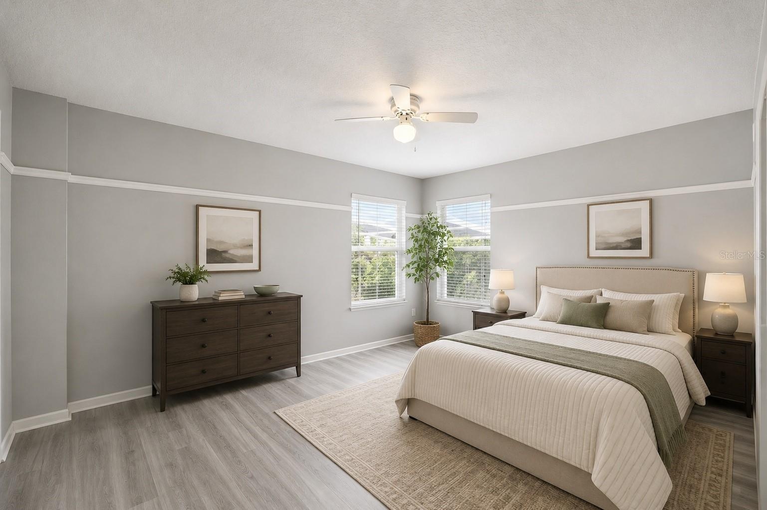 Upstairs Bedroom With Full Jack & Jill Bathroom