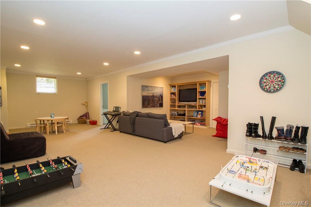 Oversized basement playroom