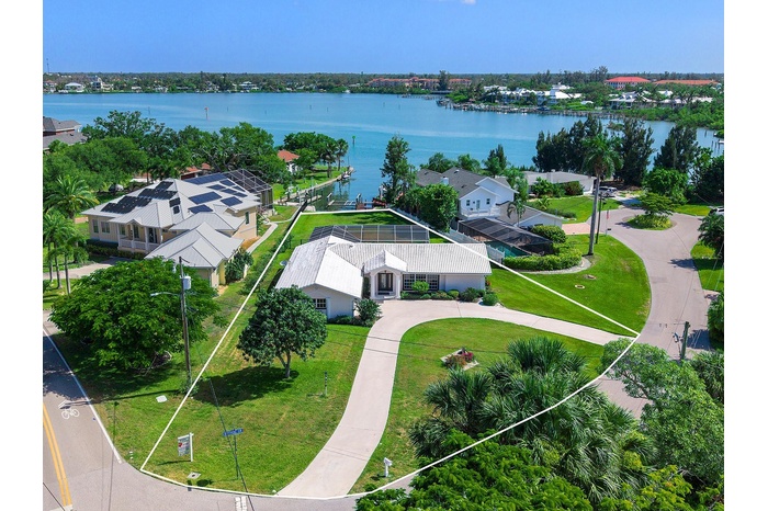 Nearly one half acre of waterfront on Roberts Bay!