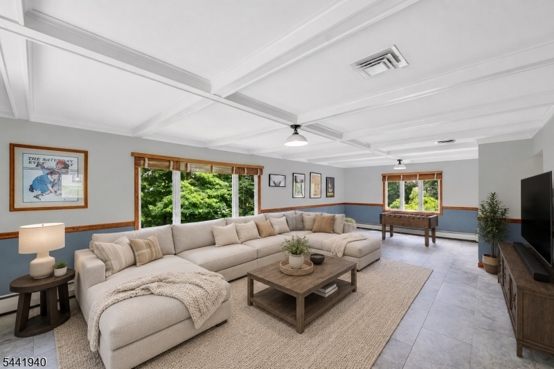 Virtually Rendered Family Room