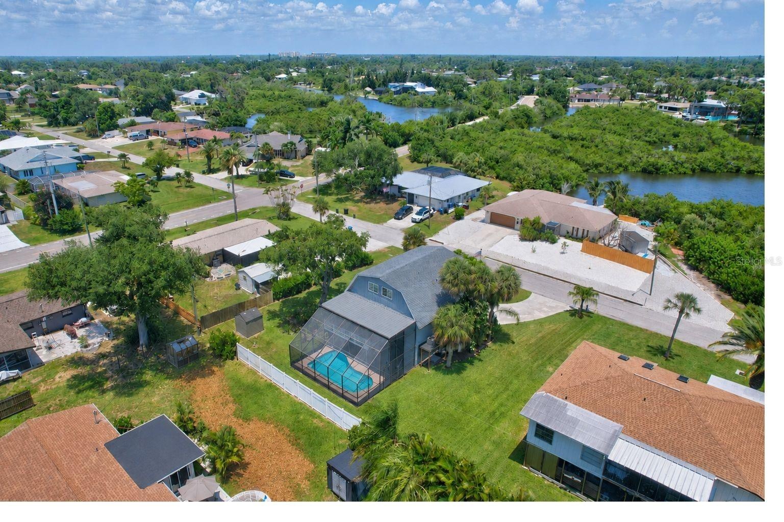 Aerial of Rear of Home