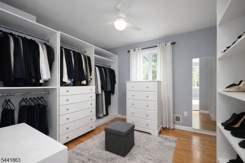 Bedroom being used as a closet
