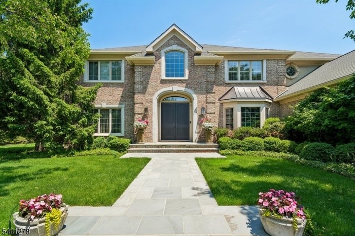 Close up of front of house