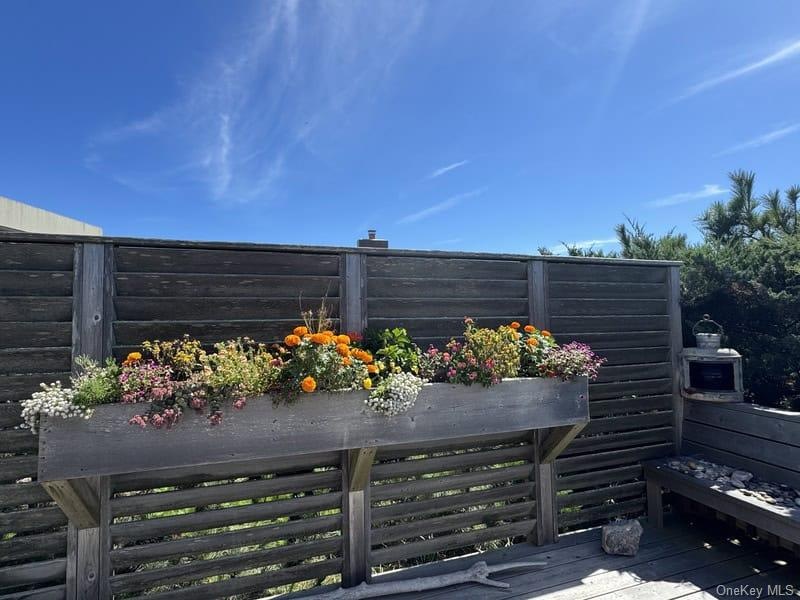 Built in planter