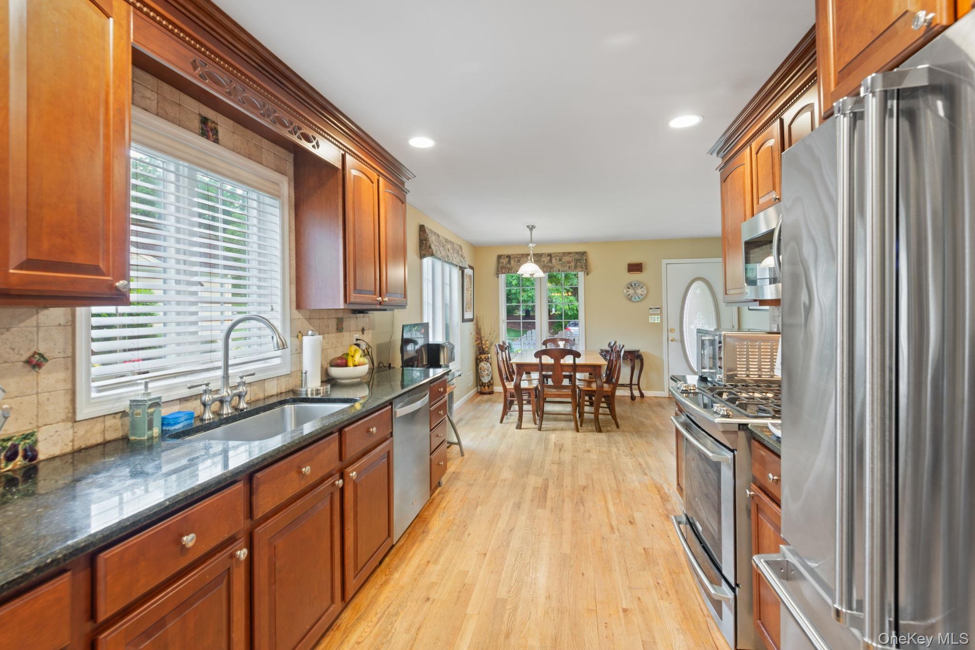Granite Counters and Solid Wood Cabinetry