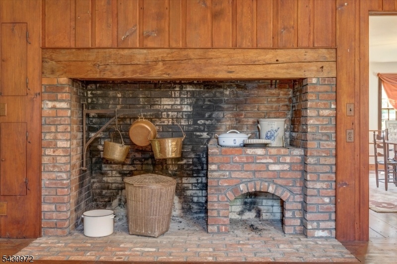 Fireplace in Kitchen