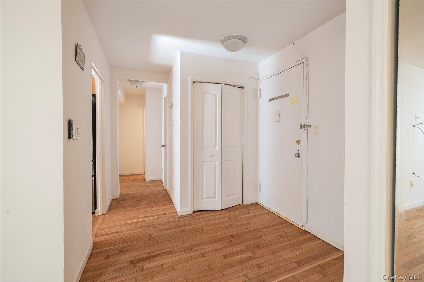 Open entryway, tons of closets