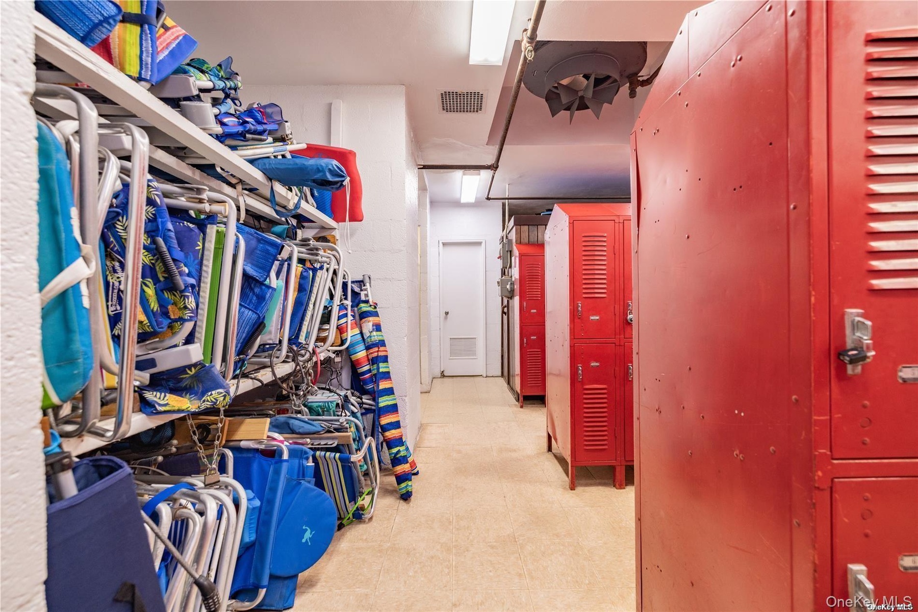 Chair Storage and Gym Lockers Available