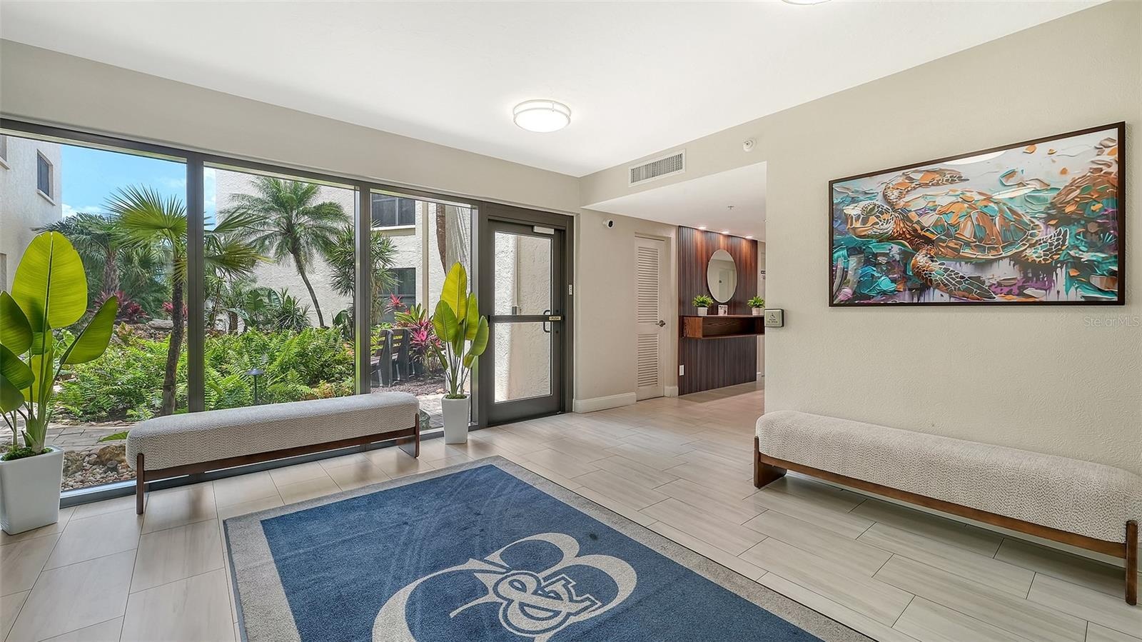Building F Attractive Lobby Entrance