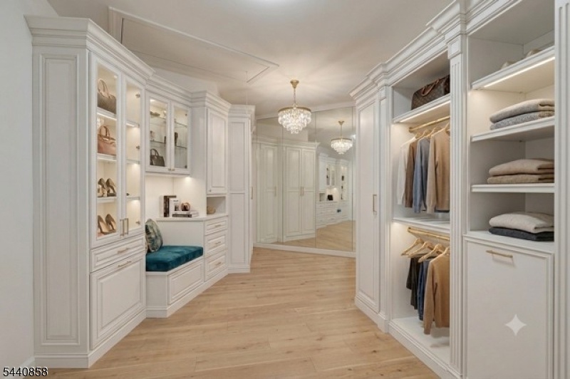 Primary Closet Virtual Staged