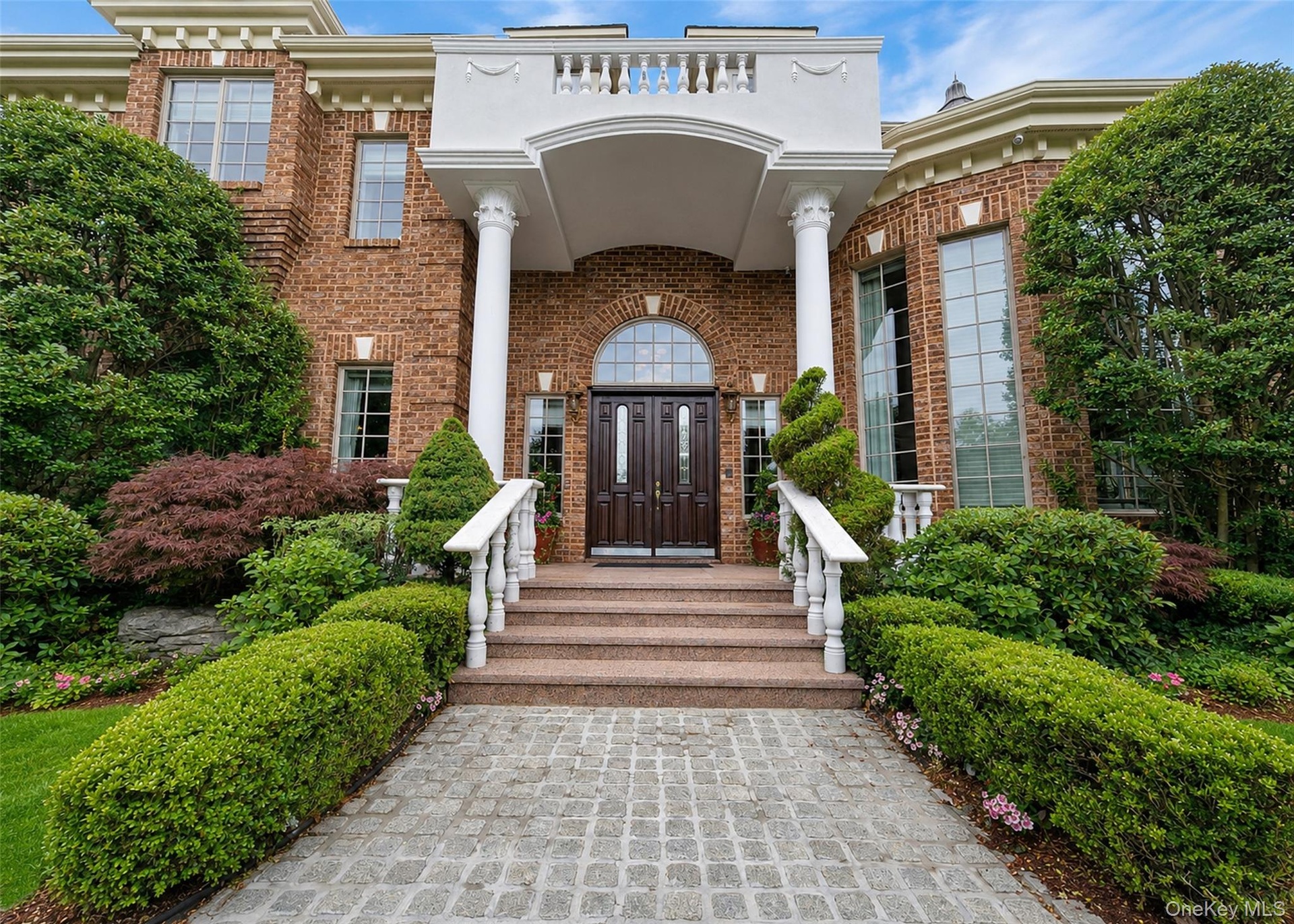 Palatial Entrance to Manhasset Manor