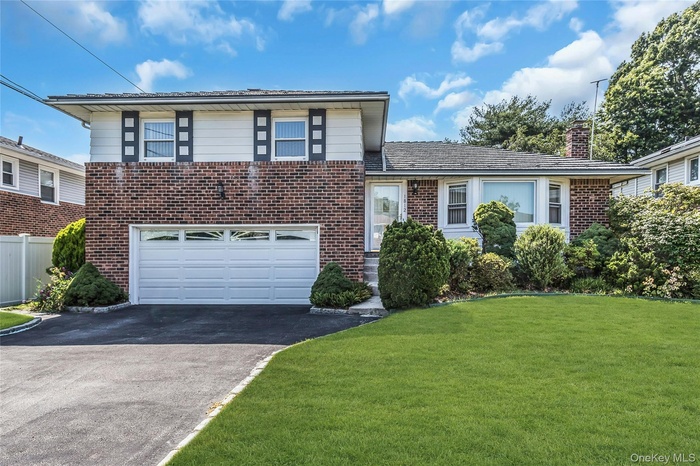 with 2 car garage