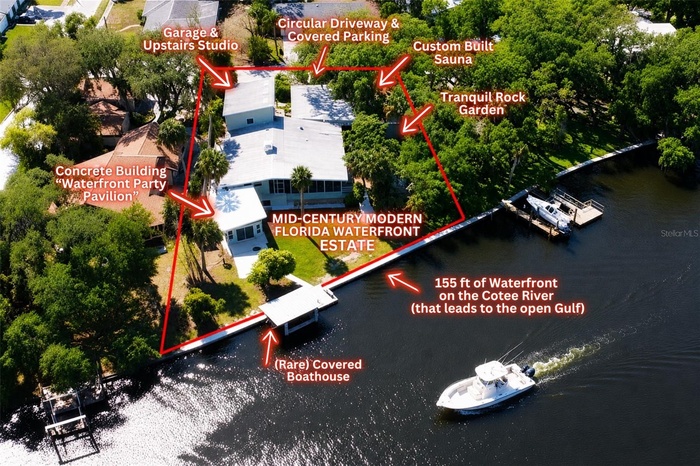 Florida Life MCM & a boaters dream to live on the Cotee River minutes away from the open Gulf!