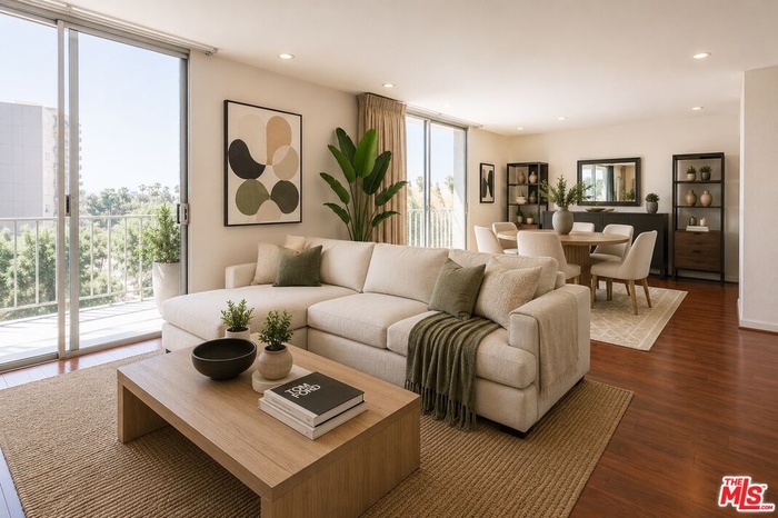 Virtually Staged -Living Area