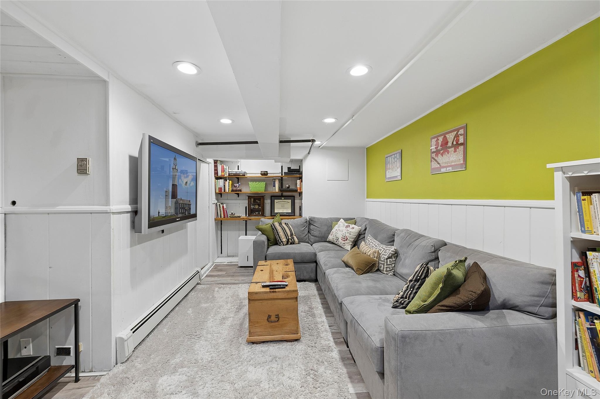 Finished area in basement