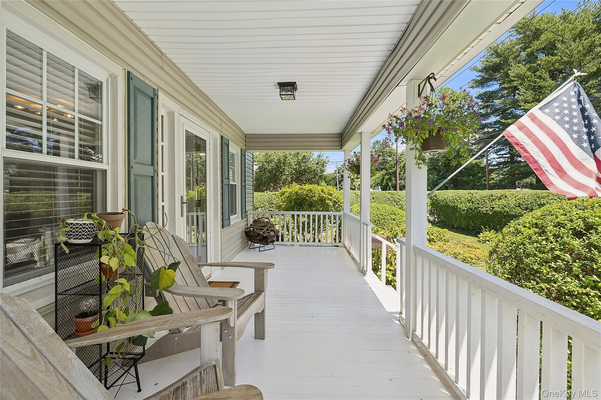 Covered front porch