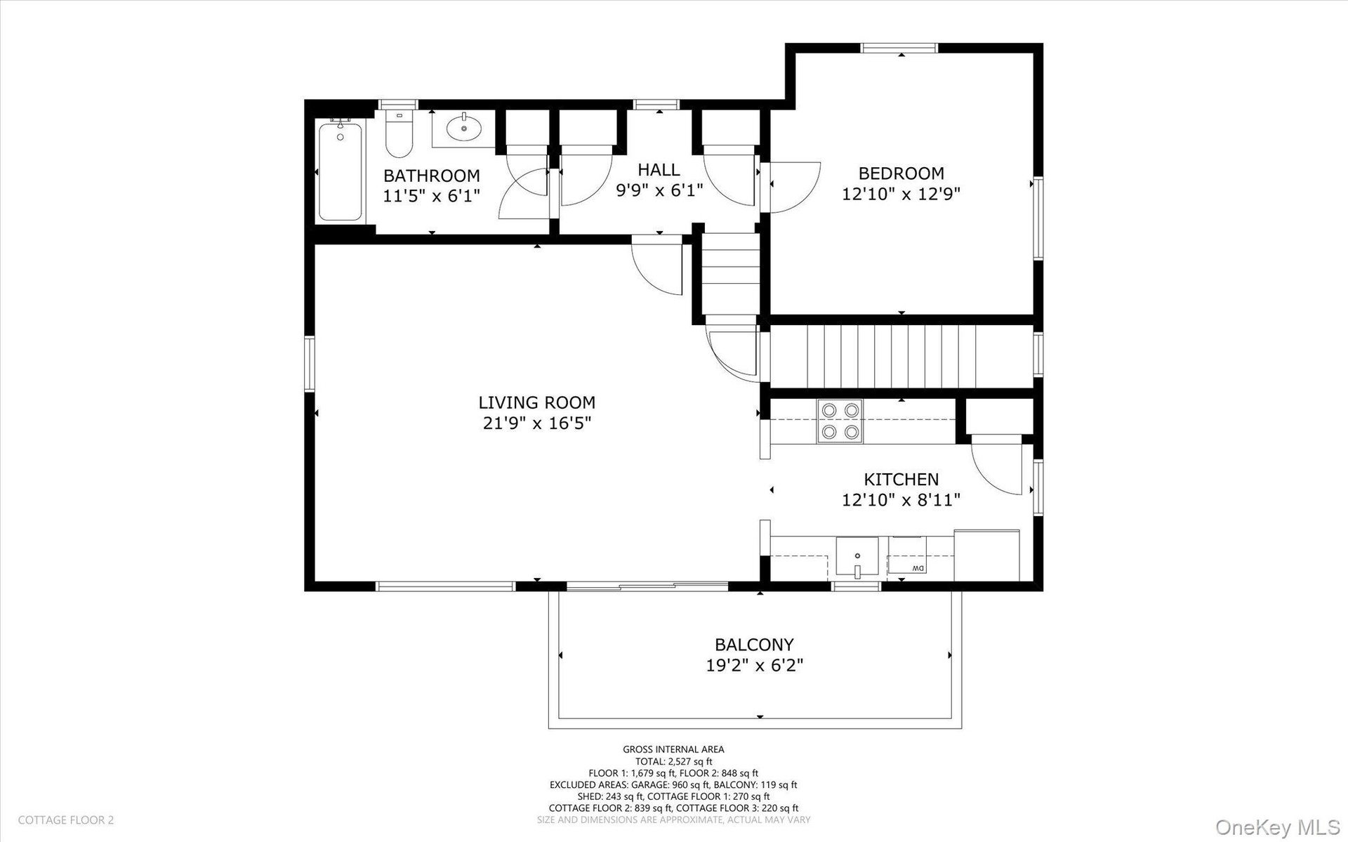 Cottage Floor 1