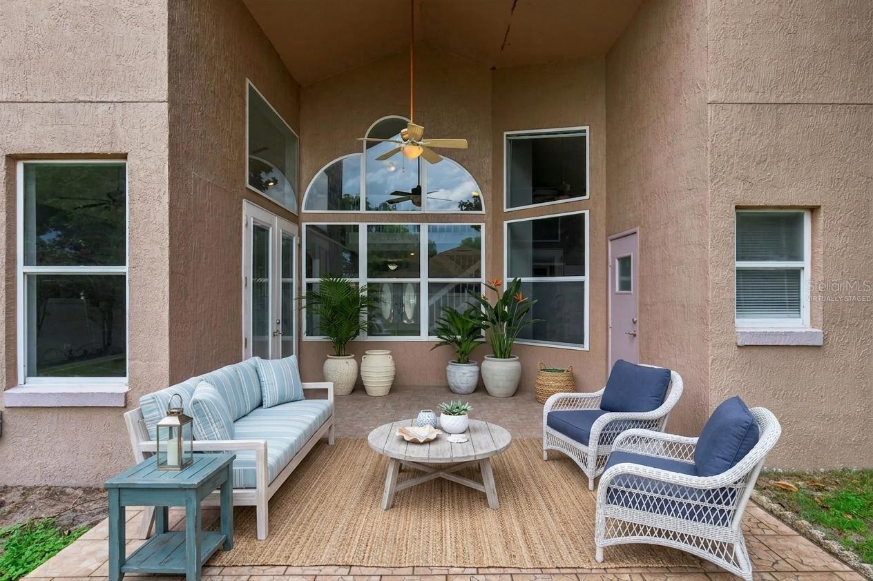 Virtua;;y Staged Patio