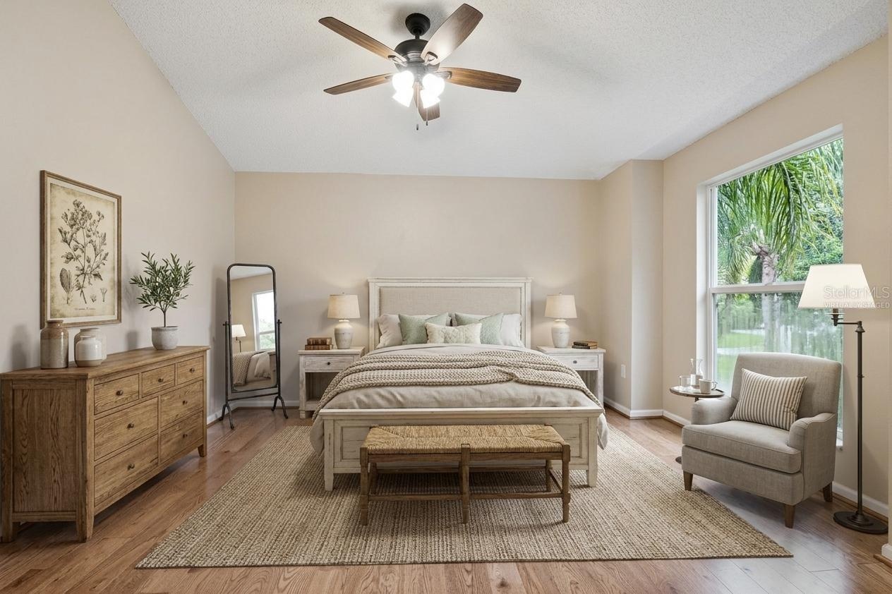 Virtually Staged Bedroom Four