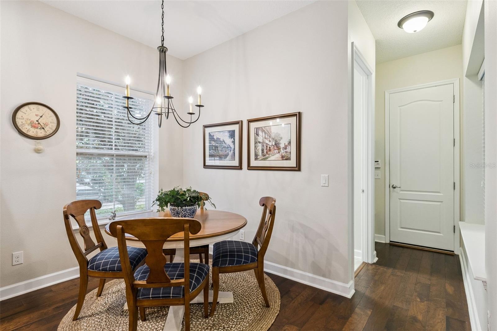 Eat In Kitchen and Entrance to Garage